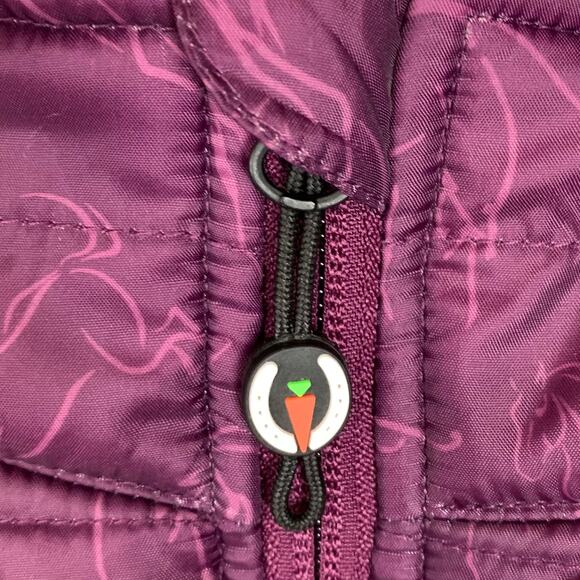 Kerrits Kids Winter Whinnies Quilted Vest Raisin Purple Polyester Puffy Size XL - Picture 7 of 12